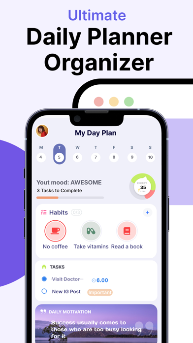 Brite interface screenshot from its App Store listing