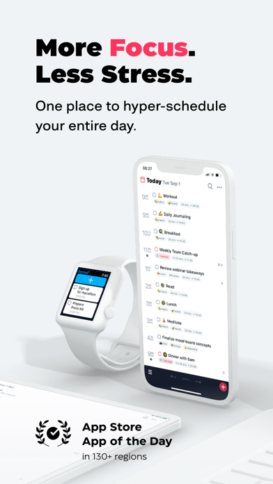 Sorted³ interface screenshot from its App Store listing